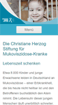 Mobile Screenshot of christianeherzogstiftung.de